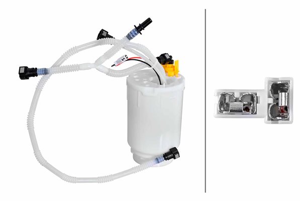Pompa paliwa (żyroskopowa) do Porsche, 8TF 358 312-521, HELLA w ofercie sklepu e-autoparts.pl 